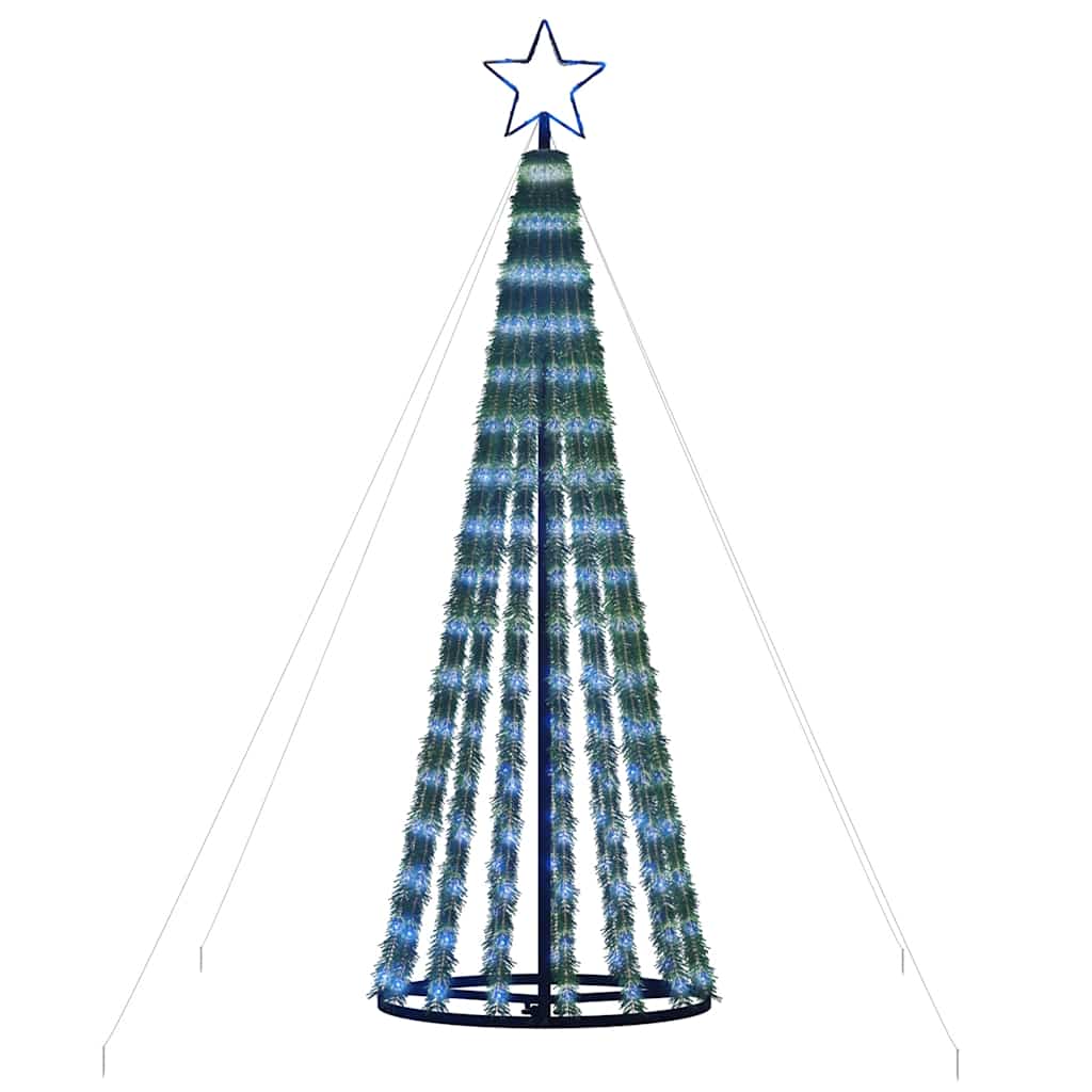 vidaXL LED Christmas Tree 275 LEDs Blue 180 cm