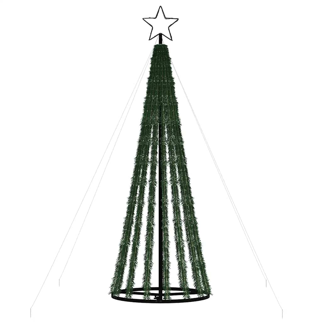 vidaXL LED Christmas Tree 275 LEDs Blue 180 cm