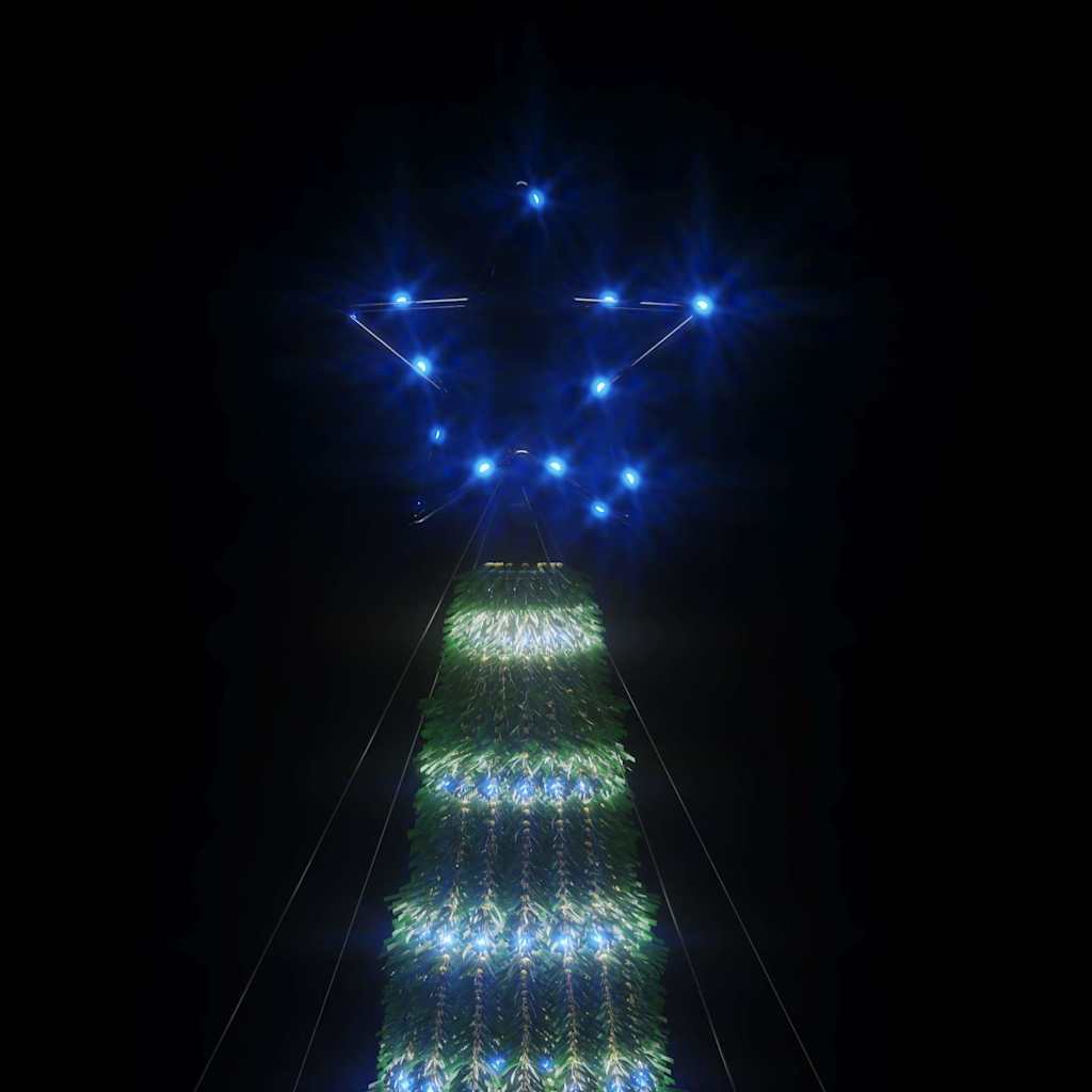 vidaXL LED Christmas Tree 275 LEDs Blue 180 cm