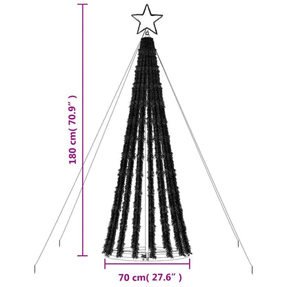 vidaXL LED Christmas Tree 275 LEDs Blue 180 cm