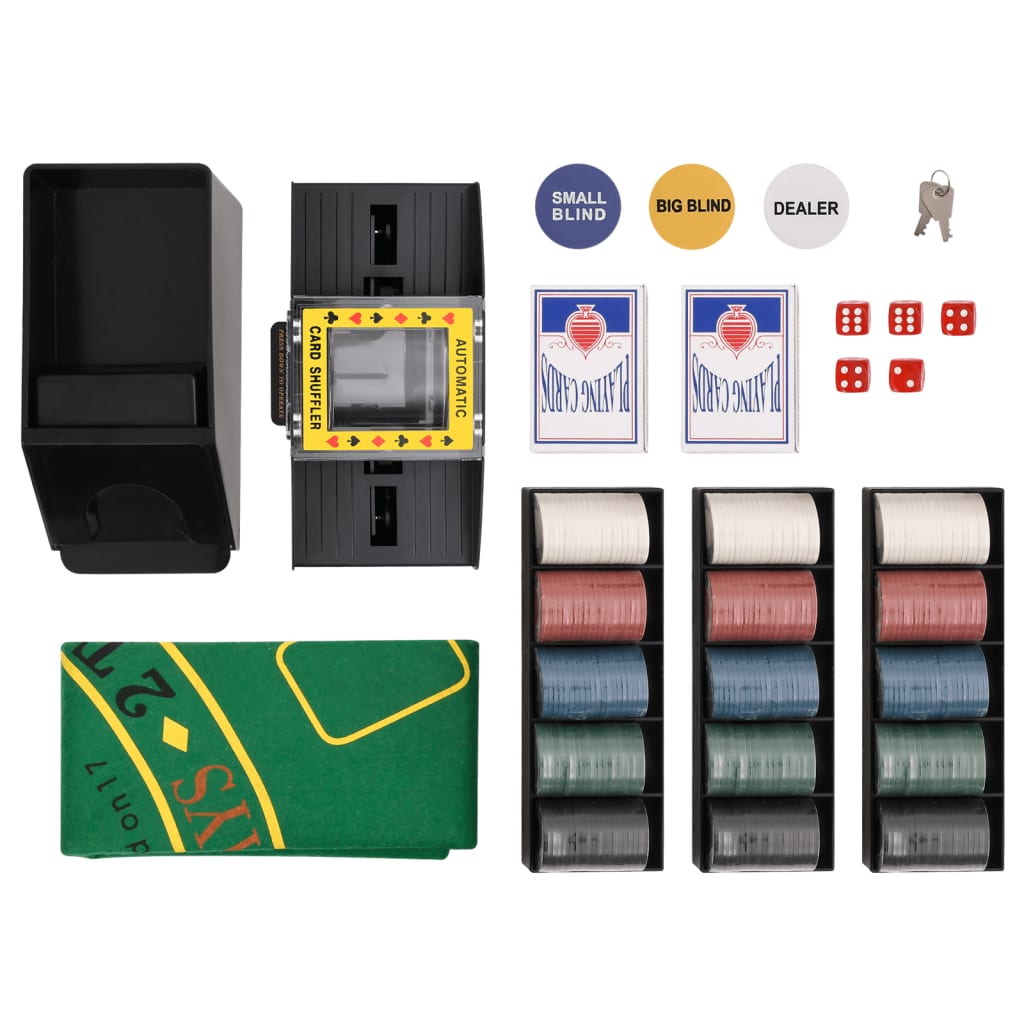 vidaXL Poker Chip Set 300 pcs 4 g