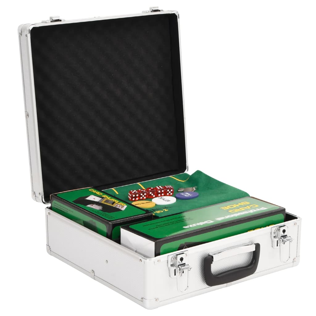 vidaXL Poker Chip Set 600 pcs 11.5 g