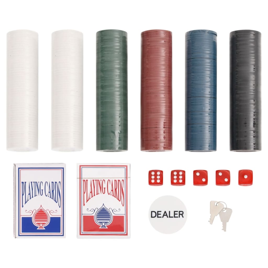 vidaXL Poker Chip Set 300 pcs 4 g - 34424