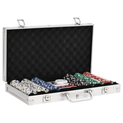 vidaXL Poker Chip Set 300 pcs 11.5 g - 34425