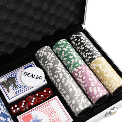 vidaXL Poker Chip Set 300 pcs 11.5 g - 34426