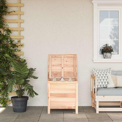 vidaXL Garden Storage Box 50x49x56.5 cm Solid Wood Fir - Brown