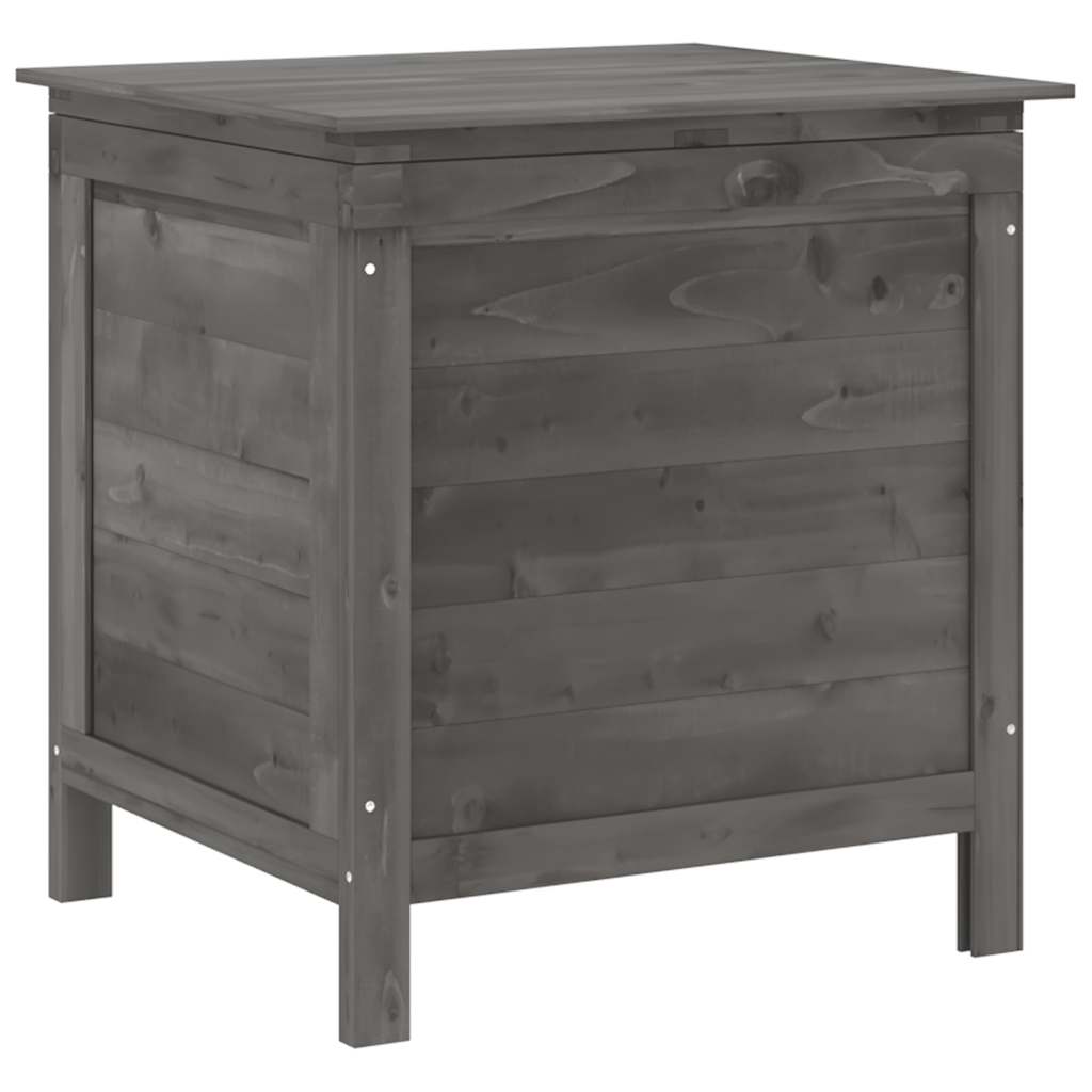 vidaXL Garden Storage Box Anthracite 50x49x56.5 cm Solid Wood Fir