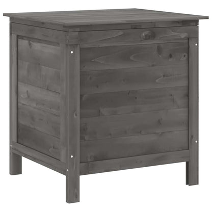 vidaXL Garden Storage Box Anthracite 50x49x56.5 cm Solid Wood Fir