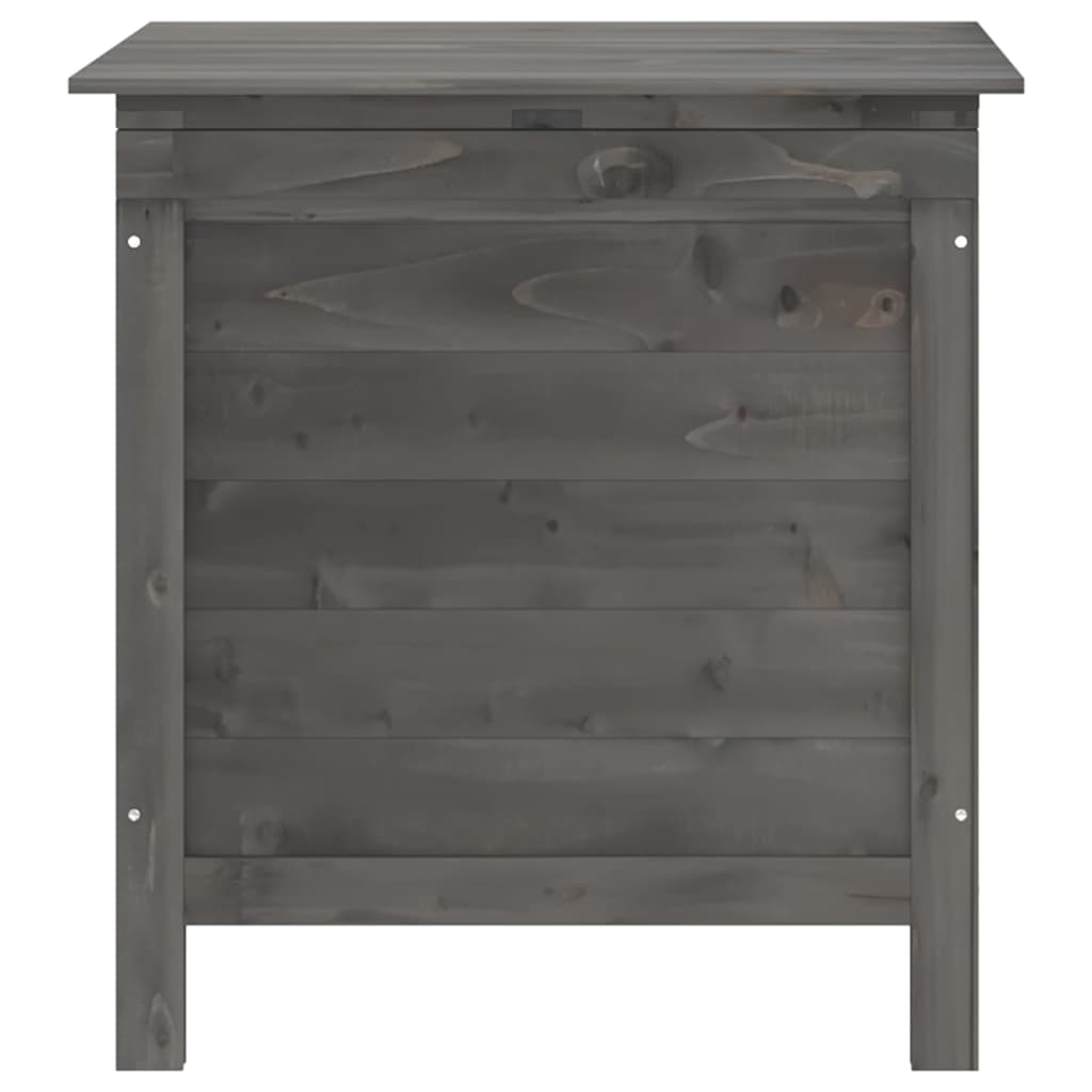 vidaXL Garden Storage Box Anthracite 50x49x56.5 cm Solid Wood Fir