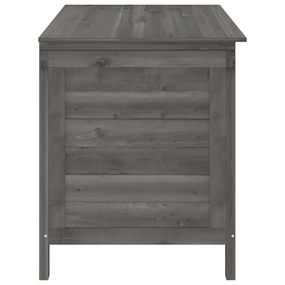 vidaXL Garden Storage Box Anthracite 99x49.5x58.5 cm Solid Wood Fir