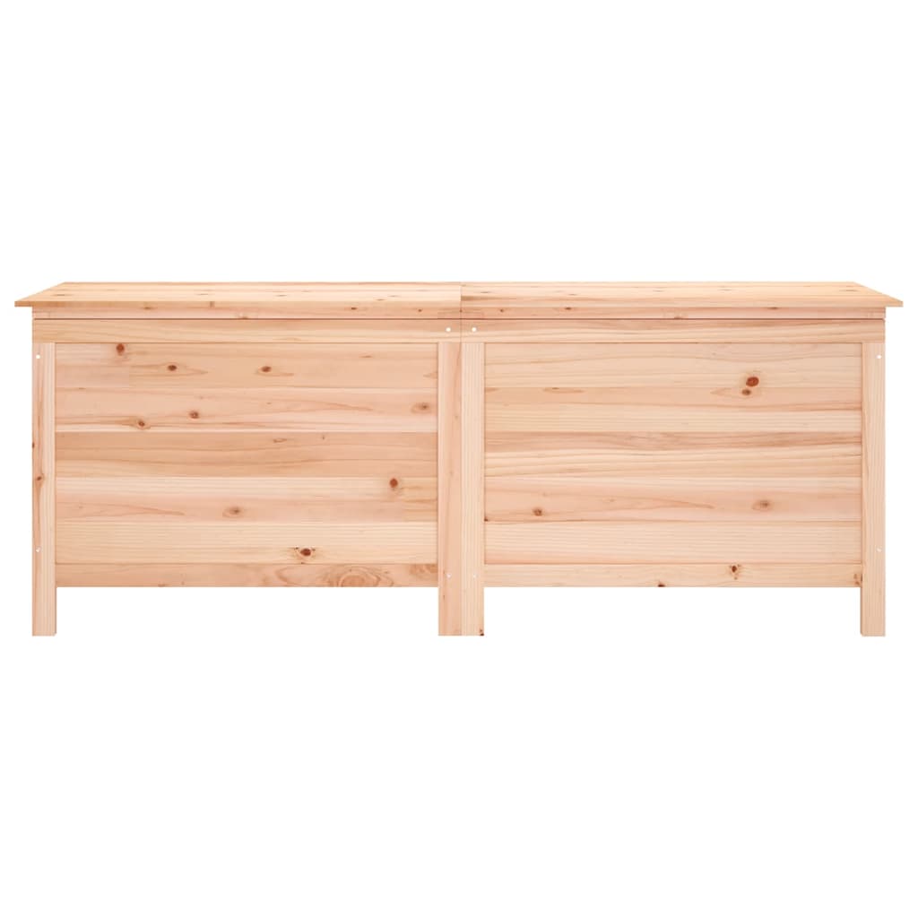 vidaXL Garden Storage Box 150x50x56.5 cm Solid Wood Fir - Brown