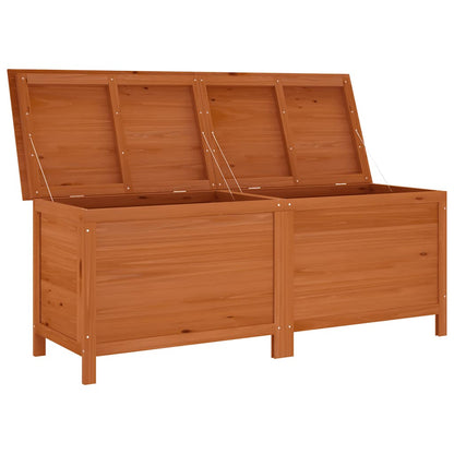 vidaXL Garden Storage Box Brown 150x50x56.5 cm Solid Wood Fir