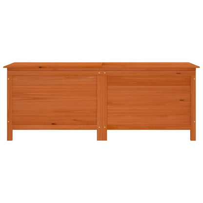 vidaXL Garden Storage Box Brown 150x50x56.5 cm Solid Wood Fir