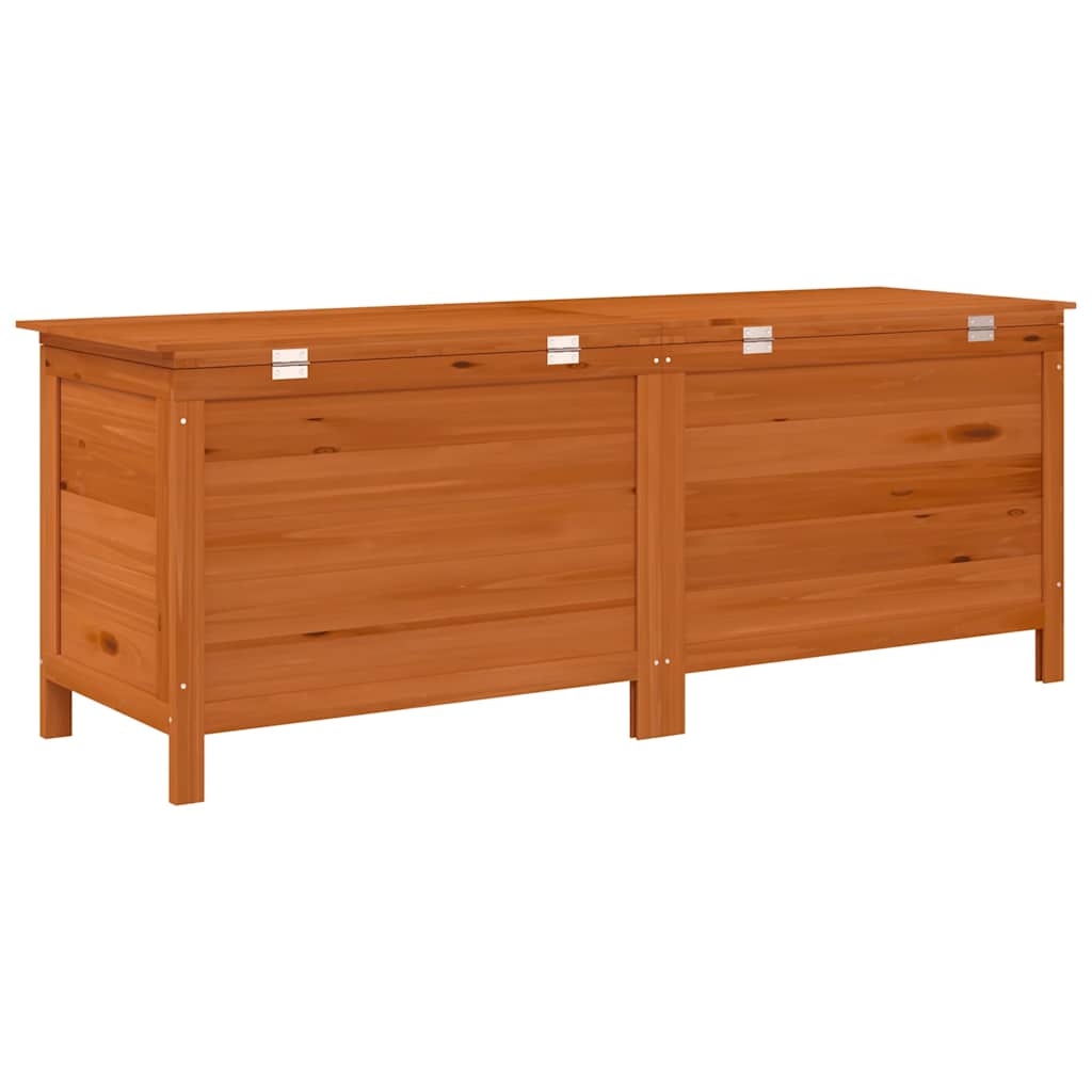 vidaXL Garden Storage Box Brown 150x50x56.5 cm Solid Wood Fir