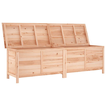 vidaXL Garden Storage Box 198.5x50x56.5 cm Solid Wood Fir - Brown