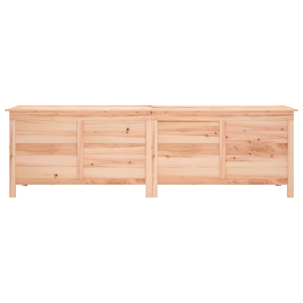 vidaXL Garden Storage Box 198.5x50x56.5 cm Solid Wood Fir - Brown