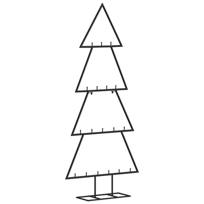 vidaXL Metal Christmas Tree for Decoration Black 90 cm
