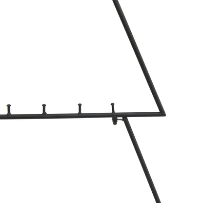 vidaXL Metal Christmas Tree for Decoration Black 90 cm