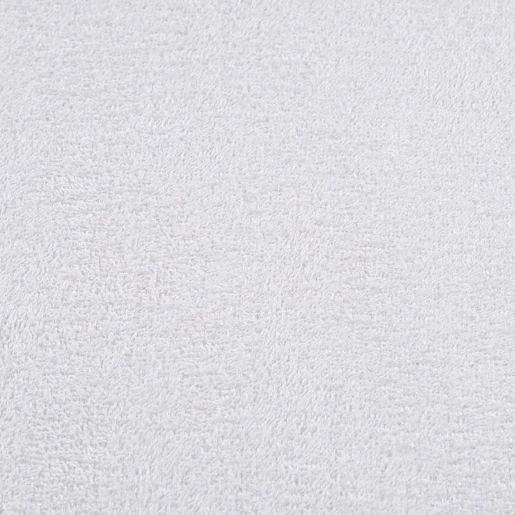 vidaXL Washcloths ""FROGN"" 2 pcs White 15x21 cm 360 gsm - 21 x 15 cm