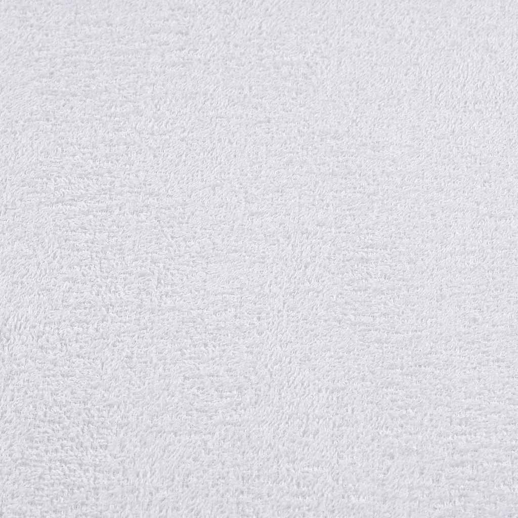 vidaXL Wash Towels ""FROGN"" 10 pcs White 30x30 cm 360 gsm