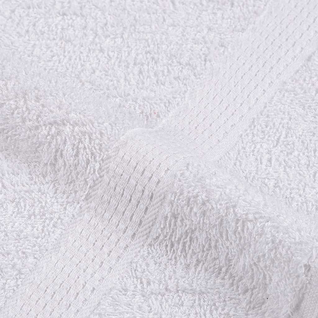 vidaXL Wash Towels ""FROGN"" 50 pcs White 30x30 cm 360 gsm