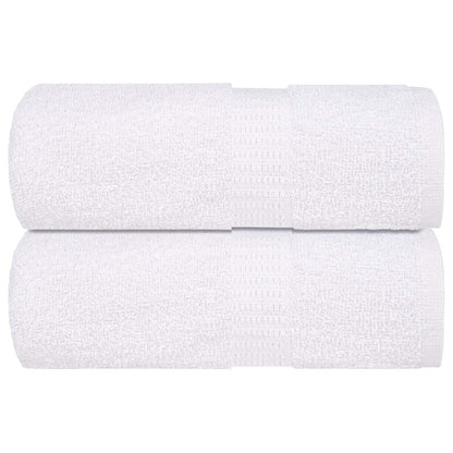 vidaXL Guest Towels ""FROGN"" 2 pcs White 30x50 cm 360 gsm - 50 x 30 cm