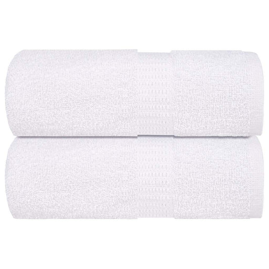 vidaXL Guest Towels ""FROGN"" 2 pcs White 30x50 cm 360 gsm - 50 x 30 cm