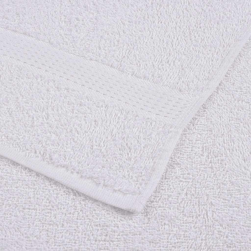 vidaXL Guest Towels ""FROGN"" 2 pcs White 30x50 cm 360 gsm - 50 x 30 cm
