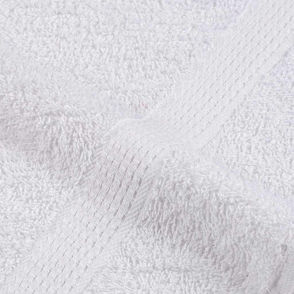 vidaXL Guest Towels ""FROGN"" 2 pcs White 30x50 cm 360 gsm - 50 x 30 cm