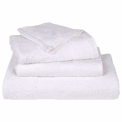 vidaXL Shower Towels ""FROGN"" 25 pcs White 70x140 cm 360 gsm - 140 x 70 cm