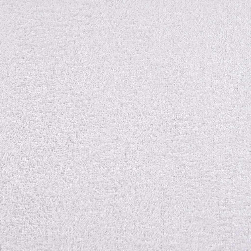 vidaXL Shower Towels ""FROGN"" 25 pcs White 70x140 cm 360 gsm - 140 x 70 cm
