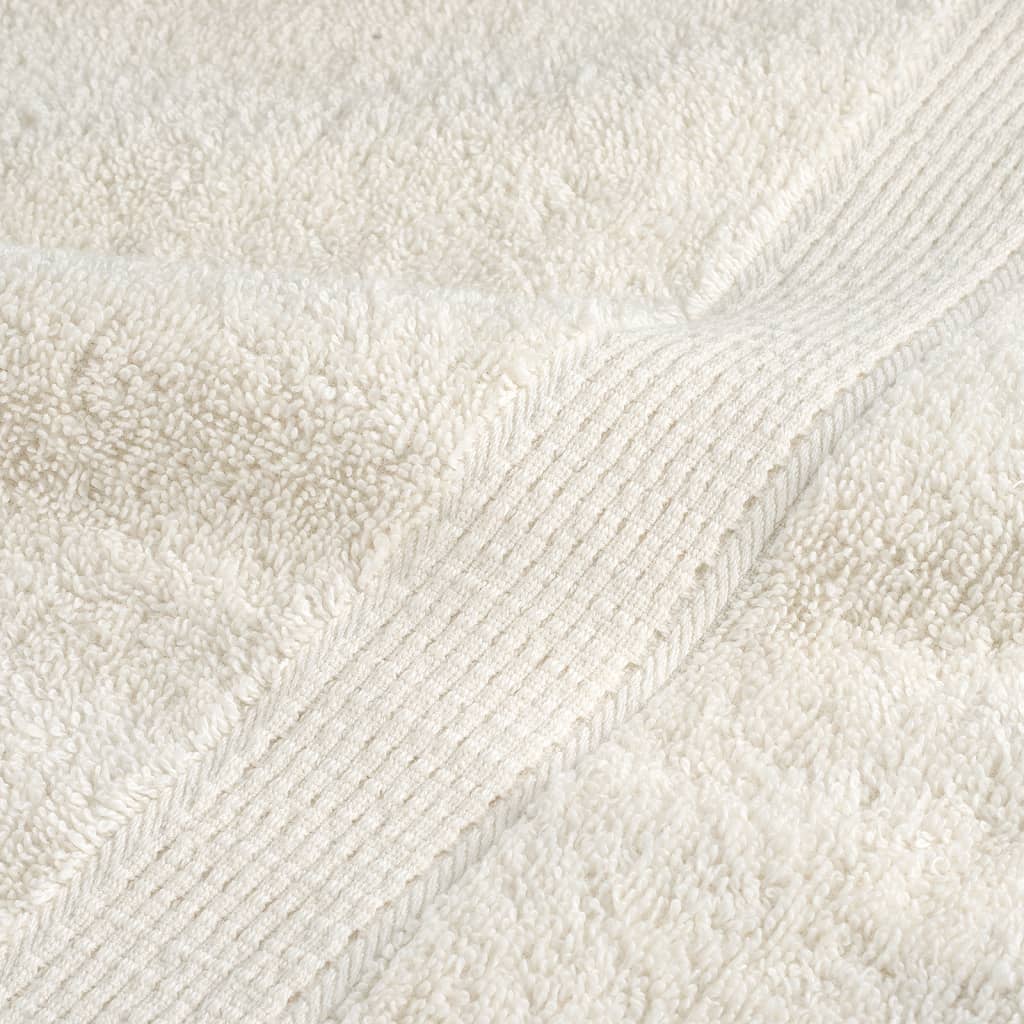 vidaXL Premium Hand Towels SOLUND 10 pcs Cream 50x100 cm 600 gsm