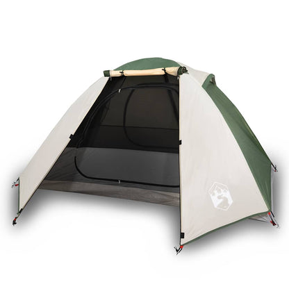 vidaXL Camping Tent Dome 2-Person Green Waterproof - 42348