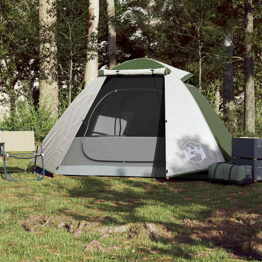 vidaXL Camping Tent Dome 2-Person Green Waterproof - 42348