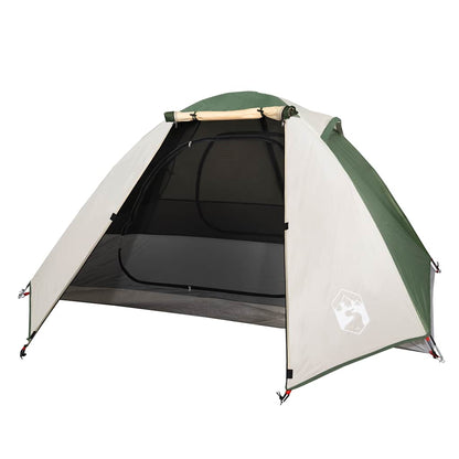 vidaXL Camping Tent Dome 2-Person Green Waterproof - 42348