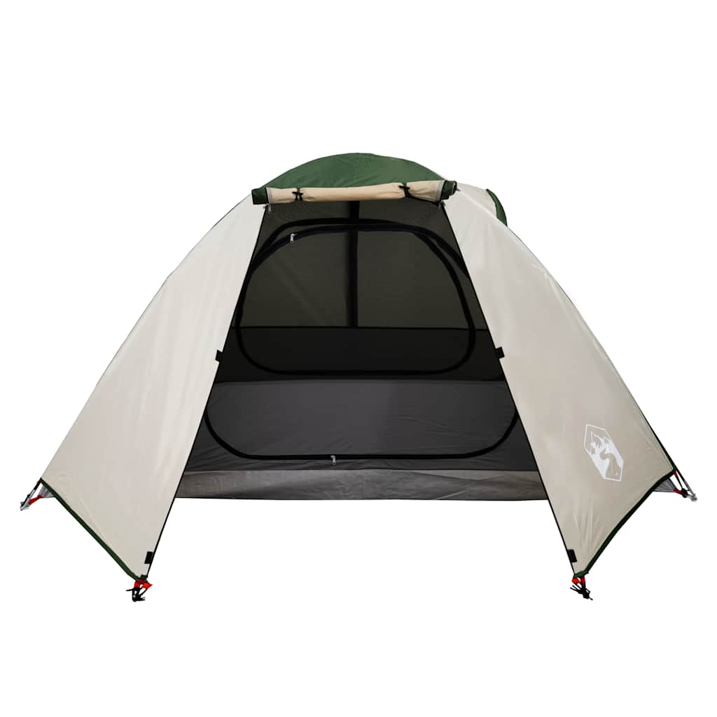vidaXL Camping Tent Dome 2-Person Green Waterproof - 42348