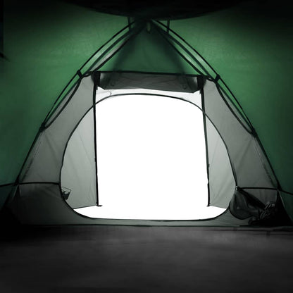 vidaXL Camping Tent Dome 2-Person Green Waterproof - 42348