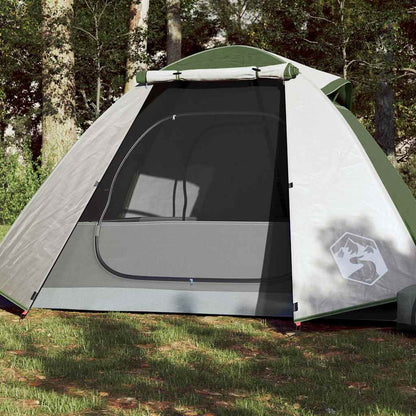 vidaXL Camping Tent Dome 2-Person Green Waterproof - 42348