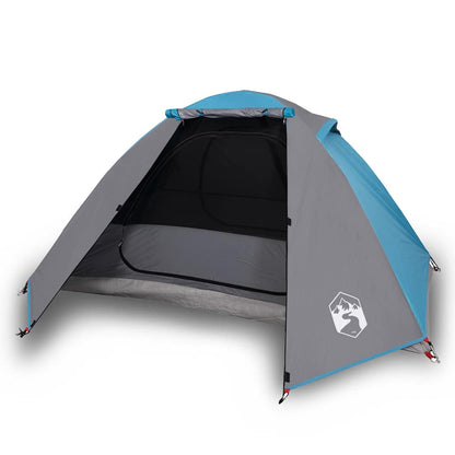 vidaXL Camping Tent Dome 2-Person Blue Waterproof - 42361