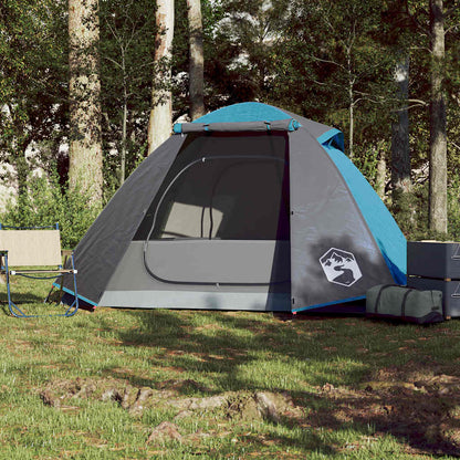 vidaXL Camping Tent Dome 2-Person Blue Waterproof - 42361