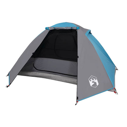 vidaXL Camping Tent Dome 2-Person Blue Waterproof - 42361