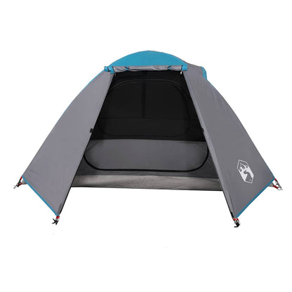 vidaXL Camping Tent Dome 2-Person Blue Waterproof - 42361
