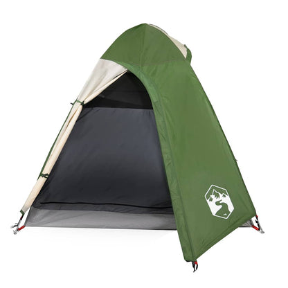 vidaXL Camping Tent Dome 2-Person Green Waterproof - 42375