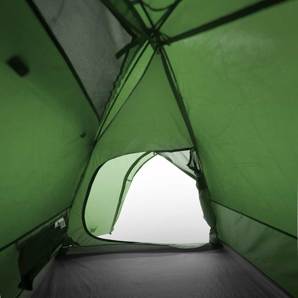vidaXL Camping Tent Dome 2-Person Green Waterproof - 42375