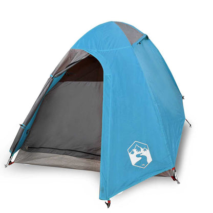 vidaXL Camping Tent Dome 2-Person Blue Waterproof - 42379