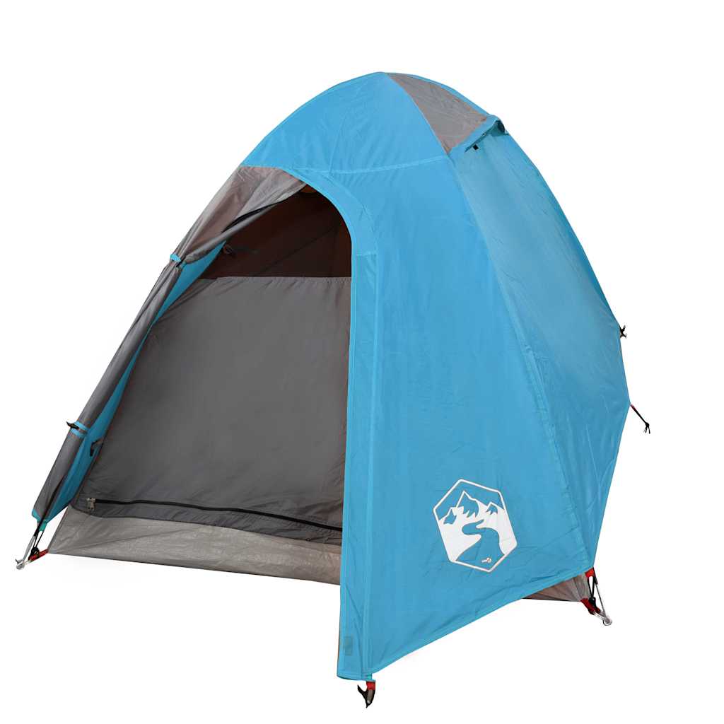vidaXL Camping Tent Dome 2-Person Blue Waterproof - 42379