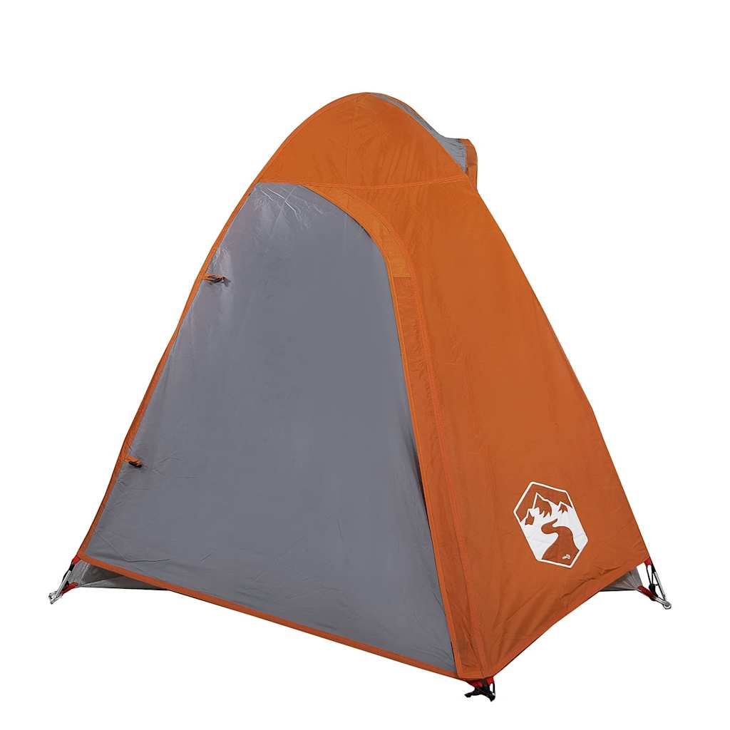 vidaXL Camping Tent Dome 2-Person Orange Waterproof - 42386