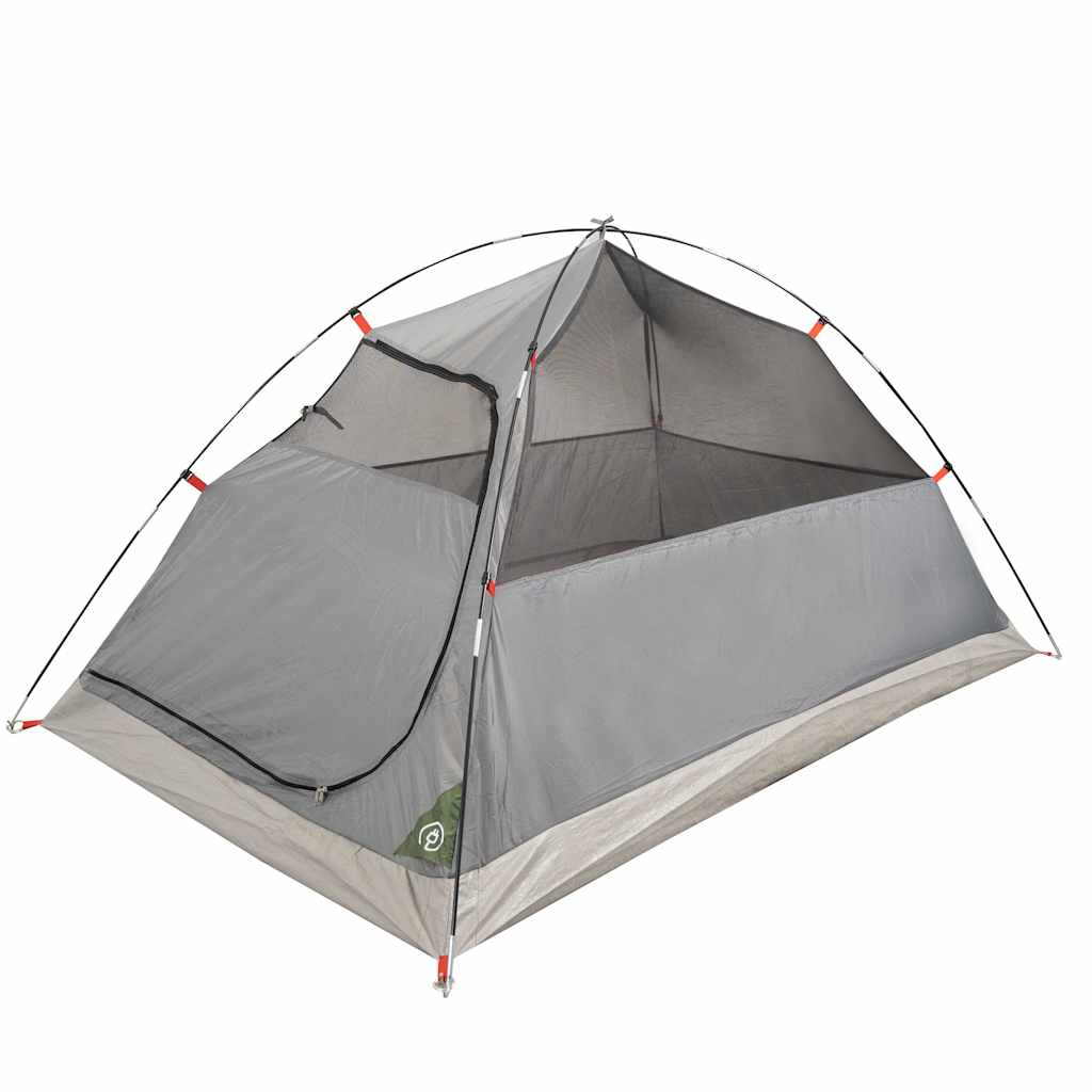 vidaXL Camping Tent Dome 4-Person Green Waterproof