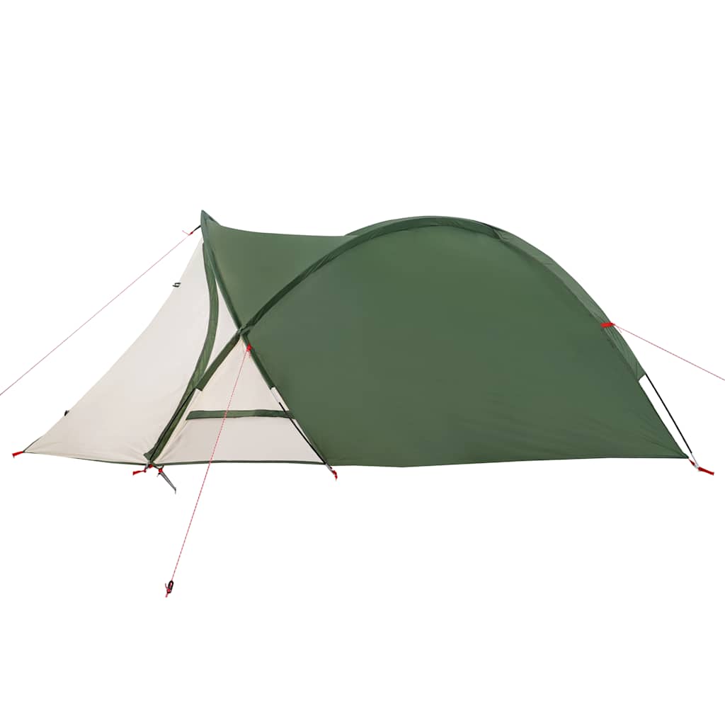 vidaXL Camping Tent Dome 2-Person Green Waterproof - 42417