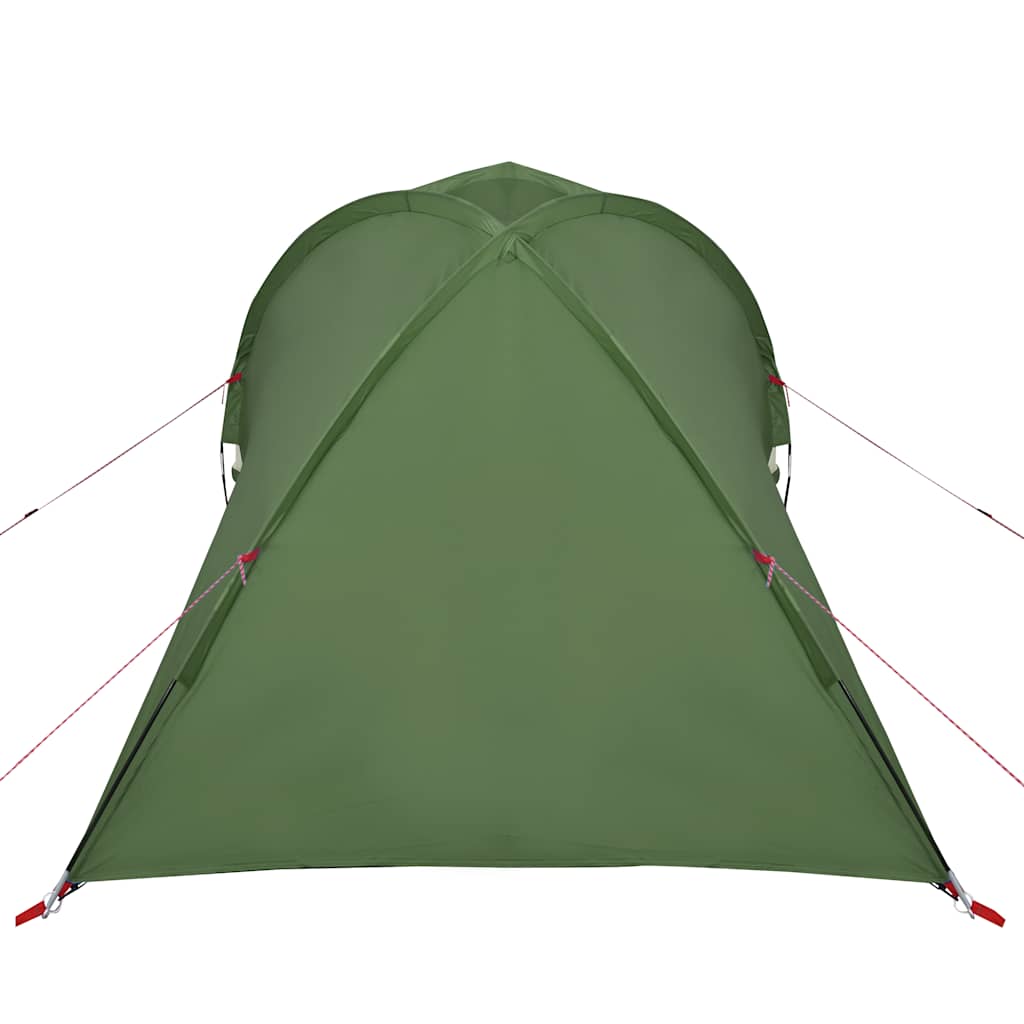 vidaXL Camping Tent Dome 2-Person Green Waterproof - 42417